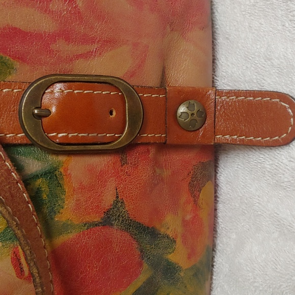 Patricia Nash. Large, Italian leather shoulder bag - Picture 5 of 16